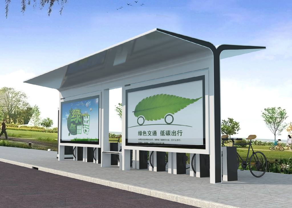 公交候車亭的組成部分